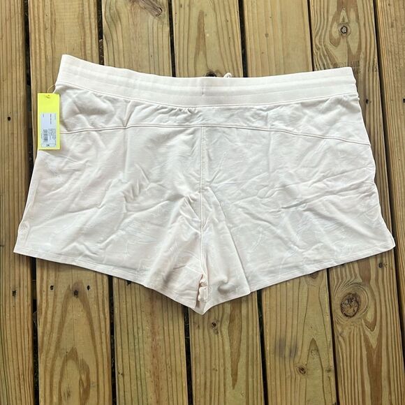 NWT All in Motion Size 3X Ivory Beige French Terry Shorts - Picture 4 of 9